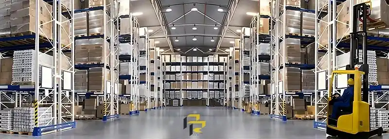 چگونه و چه زمانی قفسه پالت راک را تعمیر یا تعویض کنیم؟ 2 نمای باز انبار قفسه بندی راک