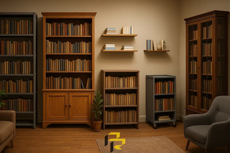 11 ایده چیدمان کتابخانه - انواع قفسه بندی کتابخانه (راهنمای جامع) 1 قفسه بندی کتابخانه